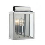 Dar Notary Stainless Steel Wall Light